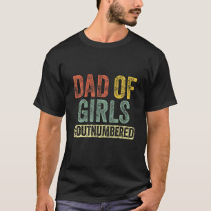 女の子のパパはメンズのための父の日のティー数を上回る Tシャツ