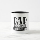 女の子のパパ数が多い マグカップ (中央)