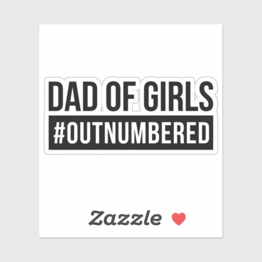 女の子のパパ#Outnumbered シール (シート)