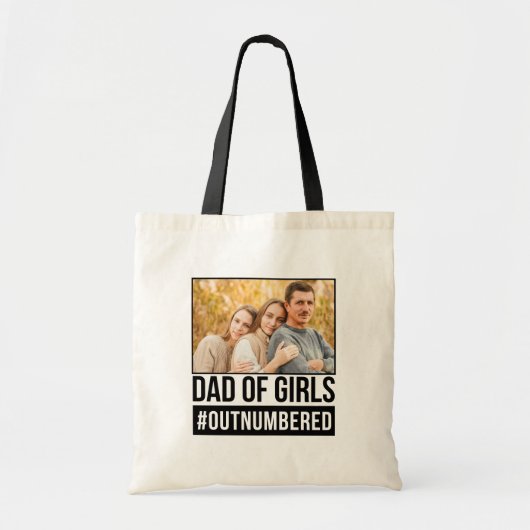 女の子のパパ#Outnumbered トートバッグ (正面)