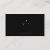 女の子のパリの最新のファッションのテレホンカード コーリングカード (裏面)