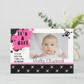 女の子のパンクロックの誕生の発表 案内状 (スタンド正面)