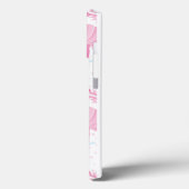 女の子のパーソナライズされたバレエの衣装とスリッパーピンク Case-Mate iPhoneケース (裏面 / 左)