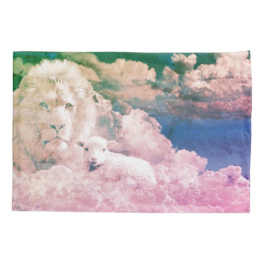 女の子のパーソナライズされた聖書枕ケース 枕カバー (裏面)