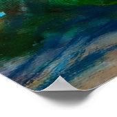 女の子のビーチ ポスター (角)