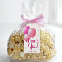 女の子のピンク サンクス バースデー