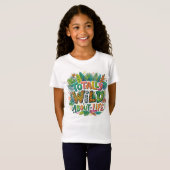 女の子のファッション Tシャツ (正面フル)