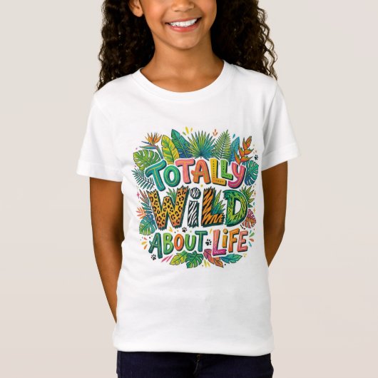 女の子のファッション Tシャツ (正面)