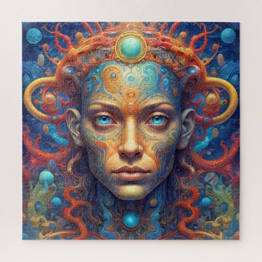 女の子のファンタジーポートレートのジグソーパズル ジグソーパズル (縦)