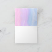 女の子のフローラの巣サンキューカード サンキューカード (内部)