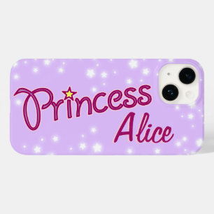 女の子のプリンセススター薄紫マーブ Case-Mate iPhone 14ケース