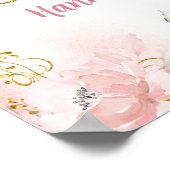 女の子のプリンセス彼女王室のの活性ウェルカムサイン ポスター (角)