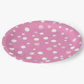 女の子のベビーそれが寒い外の9"紙プレート ペーパープレート (アングル)