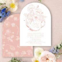 女の子のベビーは醸造ヴィンテージピンクのフローラシャワー