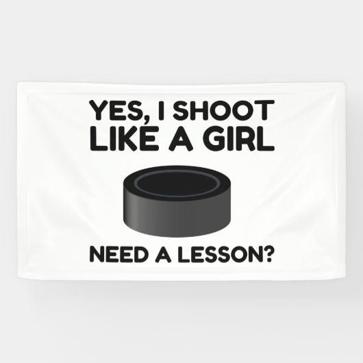 女の子のホッケーのように 横断幕 (横)