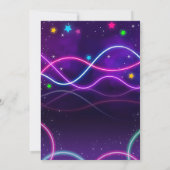 女の子のボウリング誕生日招待状 招待状 (裏面)