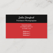 女の子のボスのヴィンテージのスタイルの女性の名刺 名刺 (裏面)