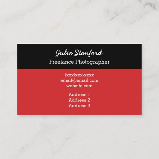 女の子のボスのヴィンテージのスタイルの女性の名刺 名刺 (裏面)