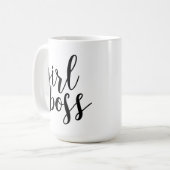 女の子のボス コーヒーマグカップ (正面左)