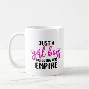 女の子のボス コーヒーマグカップ