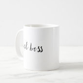 女の子のボス コーヒーマグカップ (正面左)