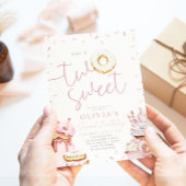 女の子のボーホーな2歳の誕生日におすすめのスイートな招待状 招待状