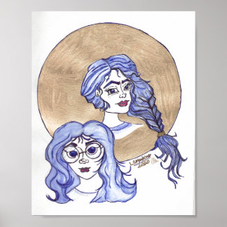 女の子のポスター ポスター