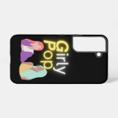 女の子のポップな電話 SAMSUNG GALAXYケース (裏面横)