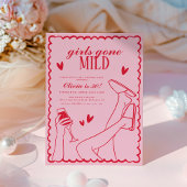 女の子のマイルドバースデーパーティー 招待状