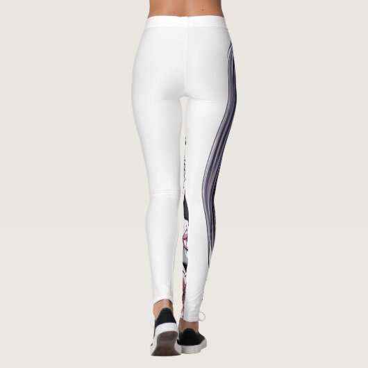 女の子のマスクのハロウィンの花によってはレギンスが喘ぎます レギンス (裏面)