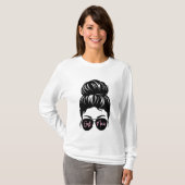 女の子のママTシャツ | ママ Tシャツ (正面フル)