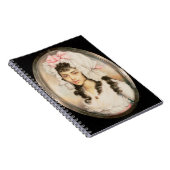 女の子のミニチュアポートレート ノートブック (右側)