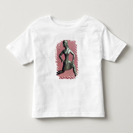 女の子のランニング人形 トドラーTシャツ (正面)