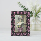 女の子のリスクダンサーをフランスの表示 ポストカード (スタンド正面)