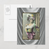 『女の子のリスク・ダンフランスのサー』 ポストカード (正面/裏面)