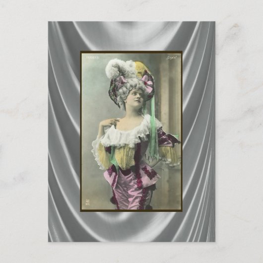 『女の子のリスク・ダンフランスのサー』 ポストカード (正面)