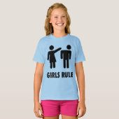 女の子のルールおもしろい女の子Tシャツ Tシャツ (正面フル)