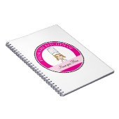 女の子のレシピのノートパーソナライズな#1 ノートブック (右側)