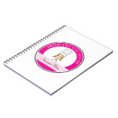 女の子のレシピのノートパーソナライズな#1 ノートブック (左側)