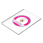 女の子のレシピのノートパーソナライズな#2 ノートブック (左側)