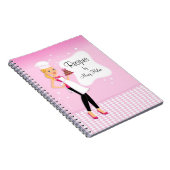 女の子のレシピのJounalの美しいノート ノートブック (右側)