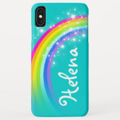 女の子の一流の多彩な虹の水 Case-Mate iPhoneケース (裏面)
