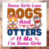 女の子の中には犬が好きな子もいる ウィンドウサイン (シート2)