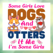 女の子の中には犬が好きな子もいる ウィンドウサイン (シート3)