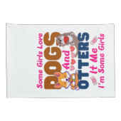 女の子の中には犬が好きな子もいる 枕カバー (裏面-右)