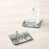 女の子の乗馬の自転車 コースター (右側)