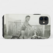 女の子の乗馬の自転車 Case-Mate iPhoneケース (裏面(横))
