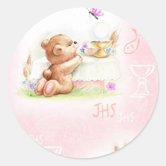 女の子の交わり ラウンドシール (正面)