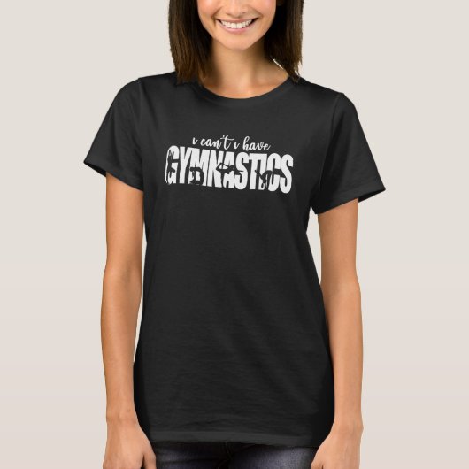 女の子の体操は体操できない Tシャツ (正面)