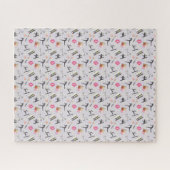 女の子の体操ガーリー – 化粧 ジグソーパズル (横)